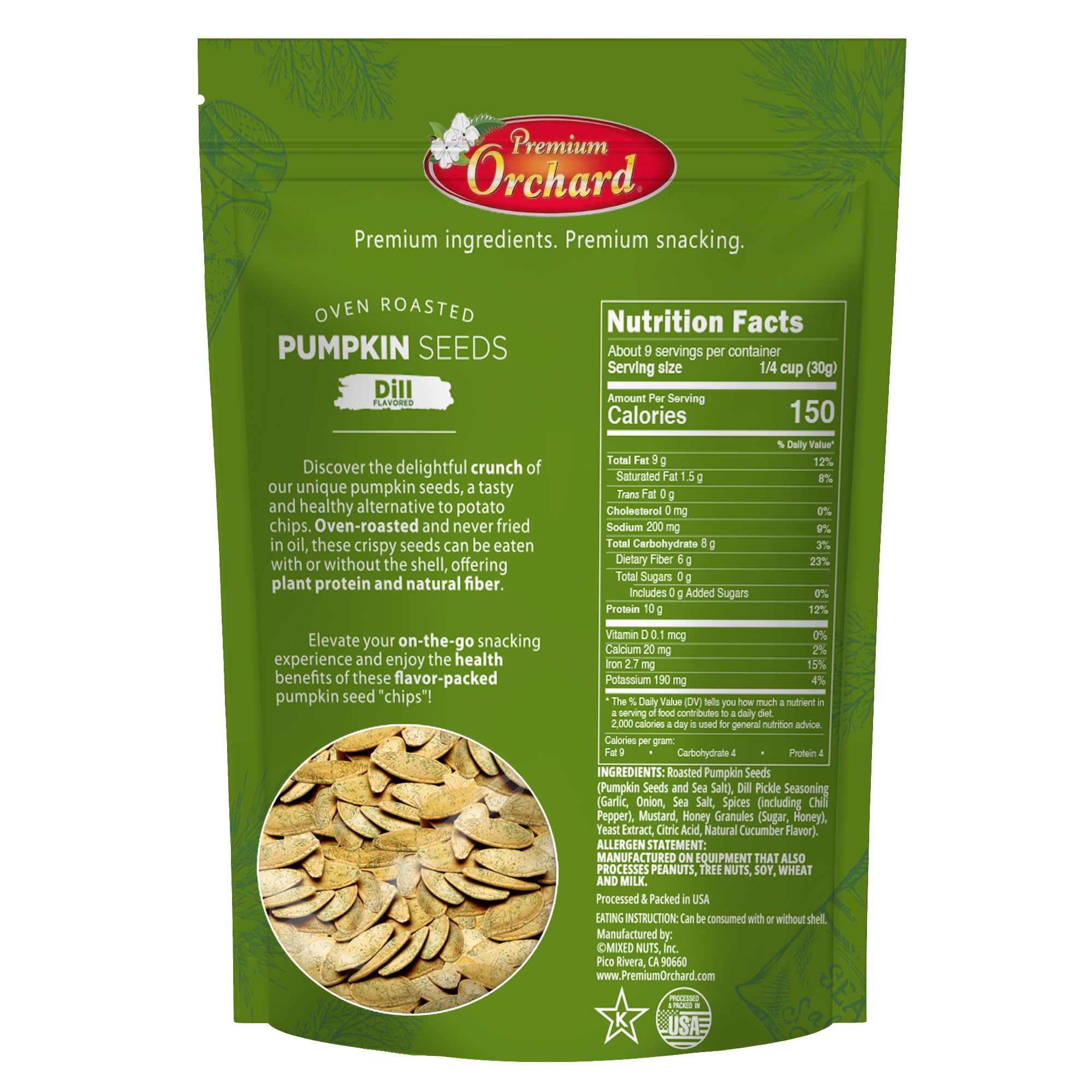 Premium Orchard primer plano de textura crujiente y cáscara comestible