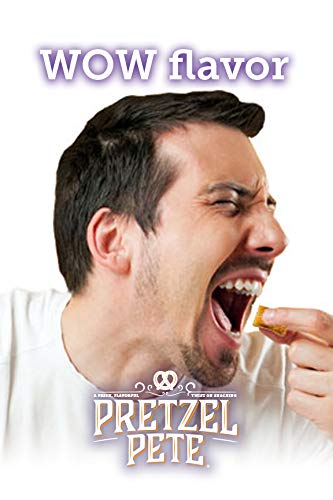 PRETZEL PETE ingredientes locales: trigo y aceite No-GMO visibles