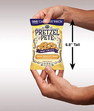 PRETZEL PETE presentación en mesa de snacks para reuniones y fiestas
