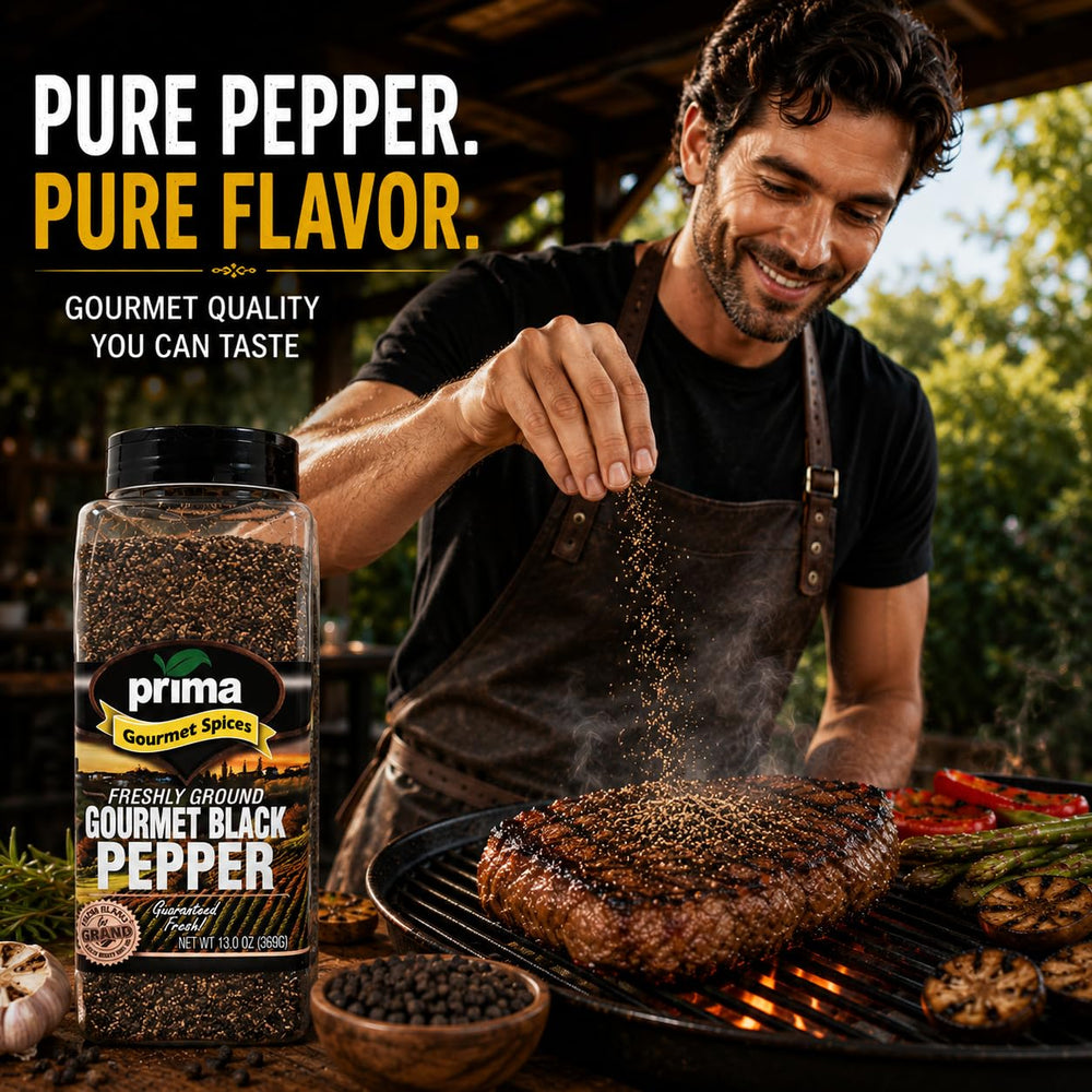 Prima Gourmet textura de granos semigruesos 18-24 mesh que libera aroma intenso