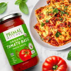 Primal Kitchen etiqueta de ingredientes legibles destacando sin azúcares añadidos