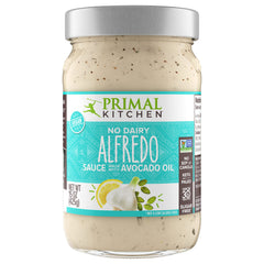 Primal Kitchen frasco frente mostrando etiqueta y tamaño práctico