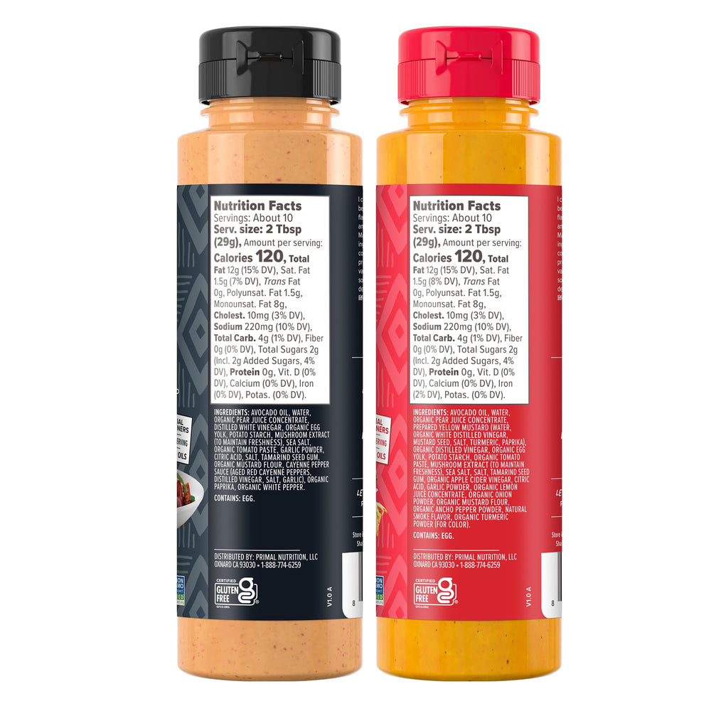 Primal Kitchen textura cremosa de la salsa Yum Yum con aceite de aguacate visible