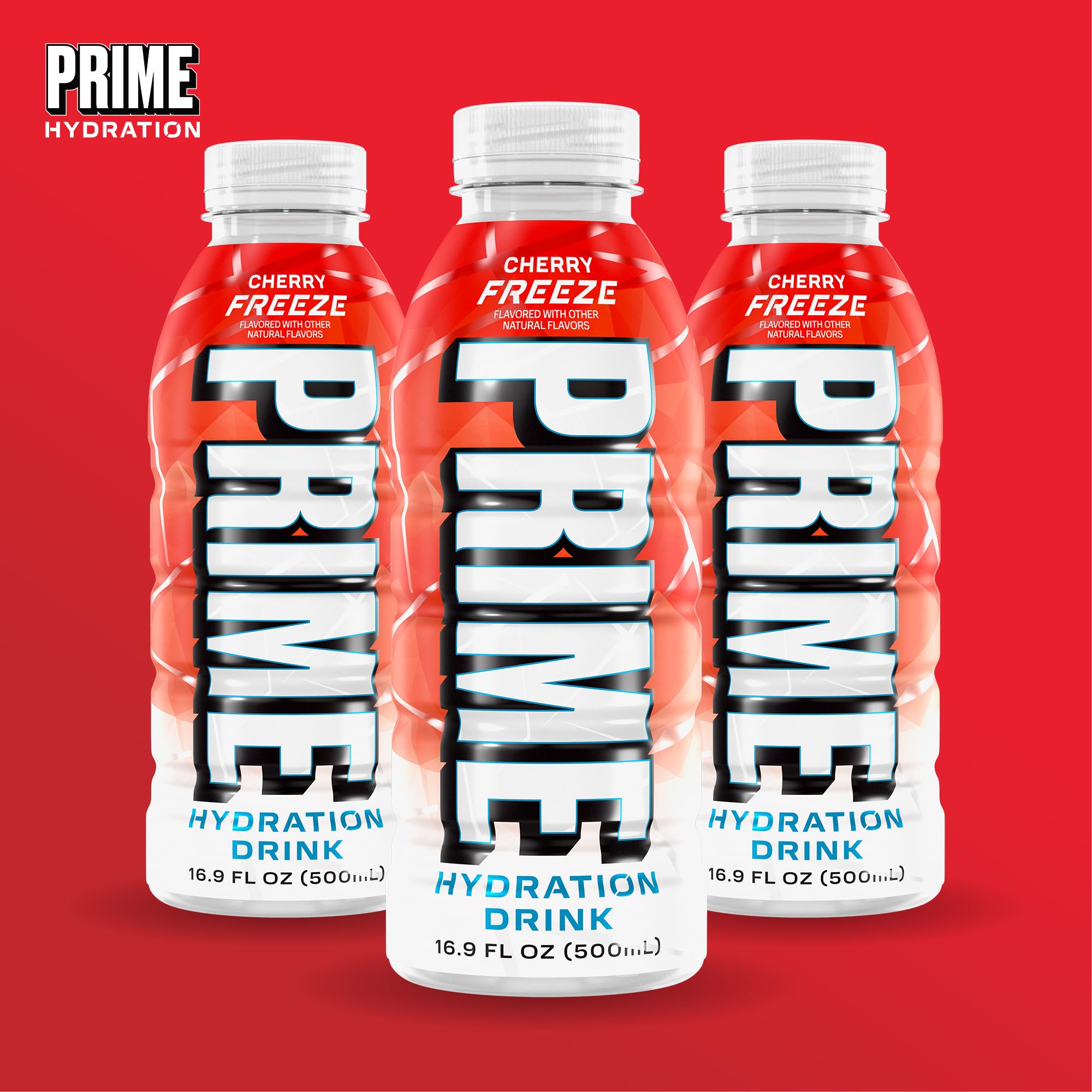 PRIME HYDRATION en playa como refresco hidratante y sin cafeína