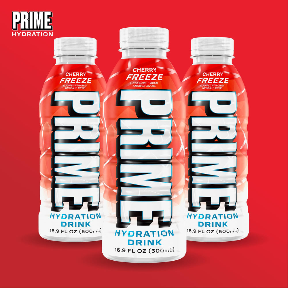 PRIME HYDRATION en playa como refresco hidratante y sin cafeína