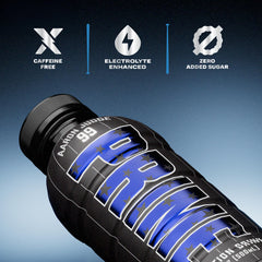 PRIME Hydration botella en mano mostrando tamaño práctico y portátil