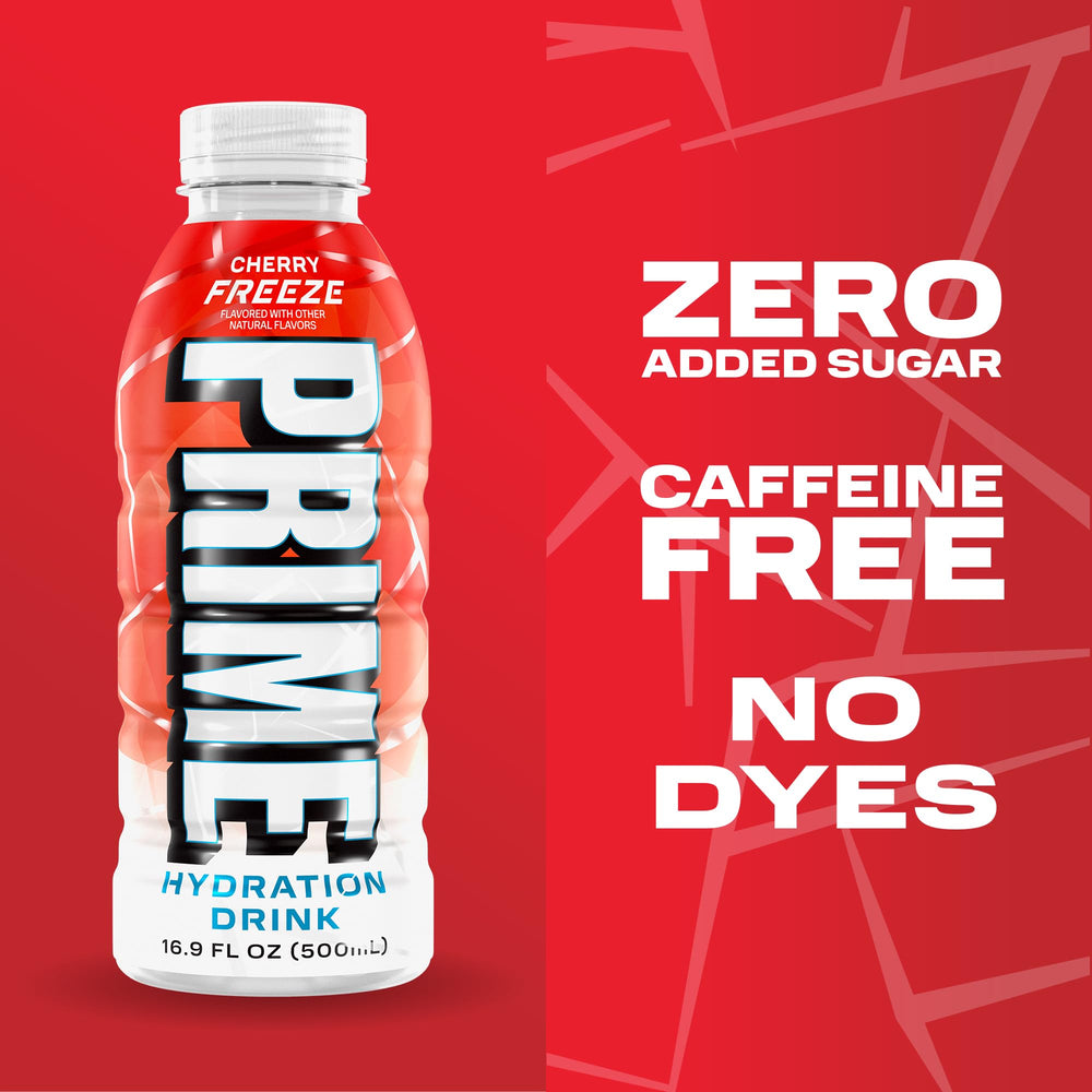 PRIME HYDRATION comparación de tamaño para evaluar porción práctica