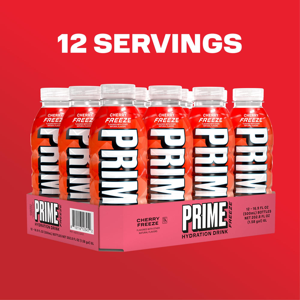 PRIME HYDRATION etiqueta con lista de ingredientes y beneficios claros