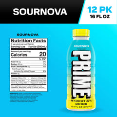 PRIME HYDRATION textura del líquido ácida que refresca intensamente