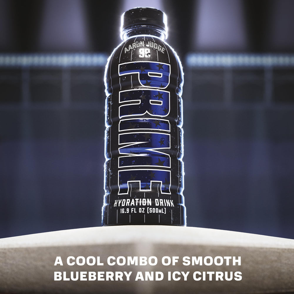 PRIME Hydration color y textura del líquido que sugiere frescura y sabor