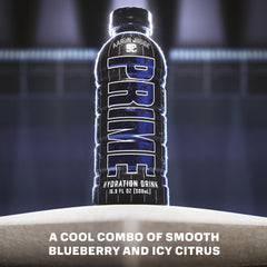 PRIME Hydration color y textura del líquido que sugiere frescura y sabor