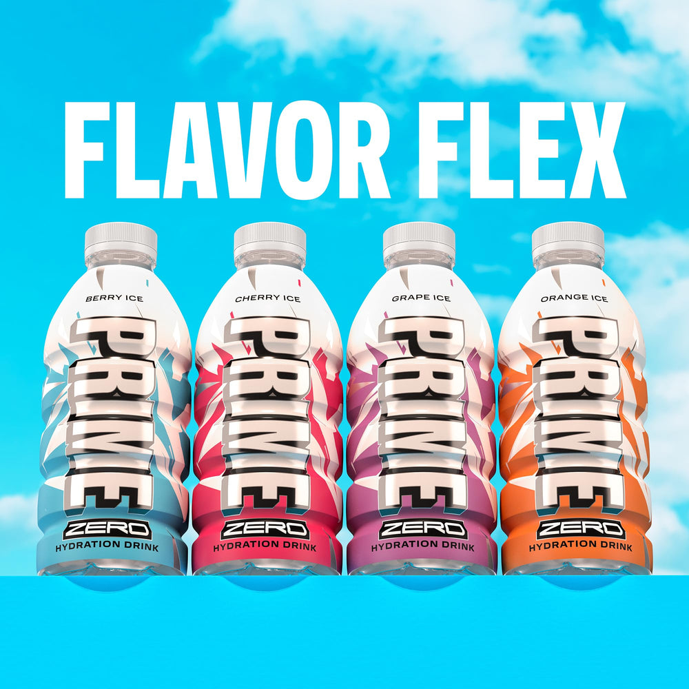 PRIME HYDRATION botella Cherry Ice en enfriador para servicio frío