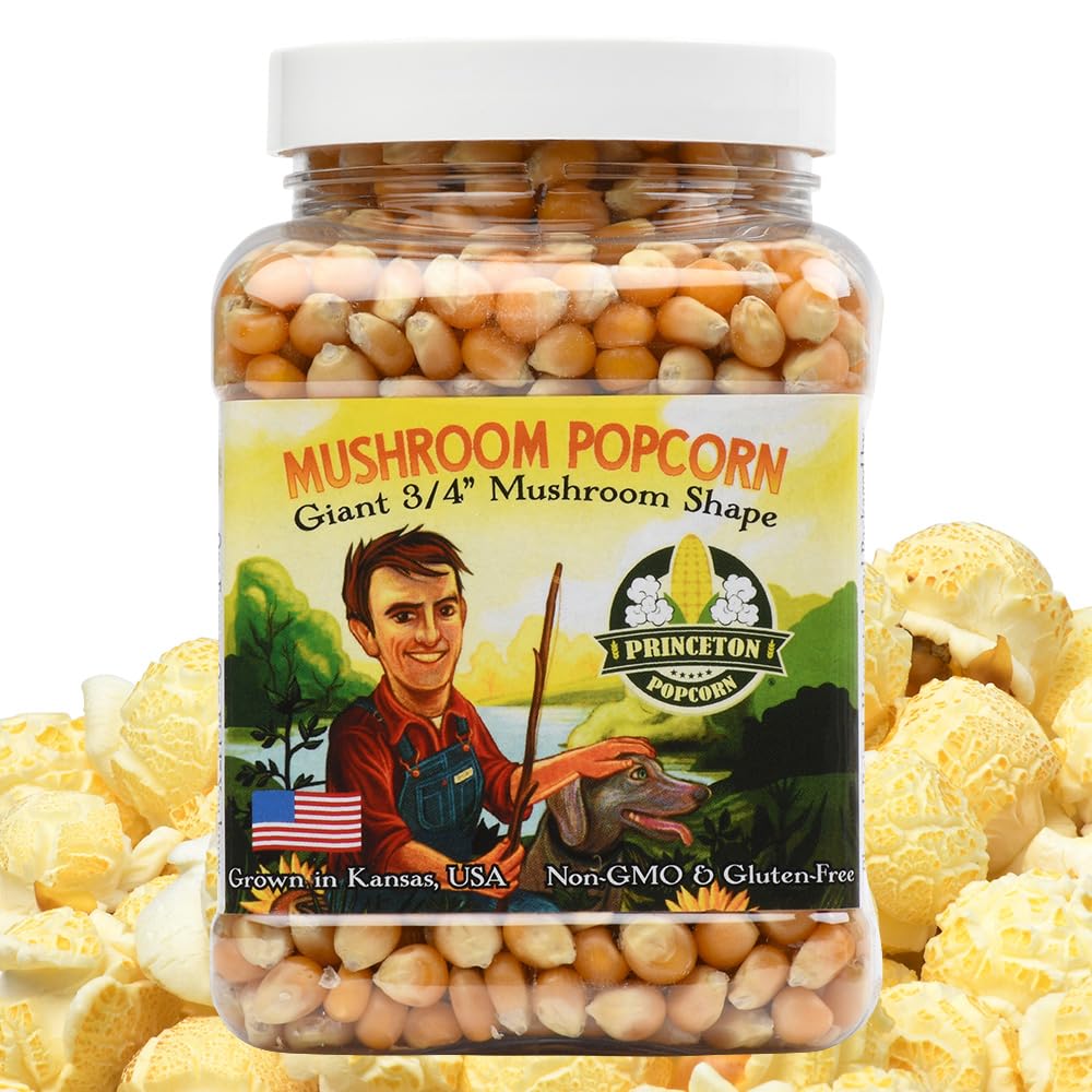 Princeton Popcorn frente del empaque mostrando bolsa y peso 16 oz beneficios de calidad