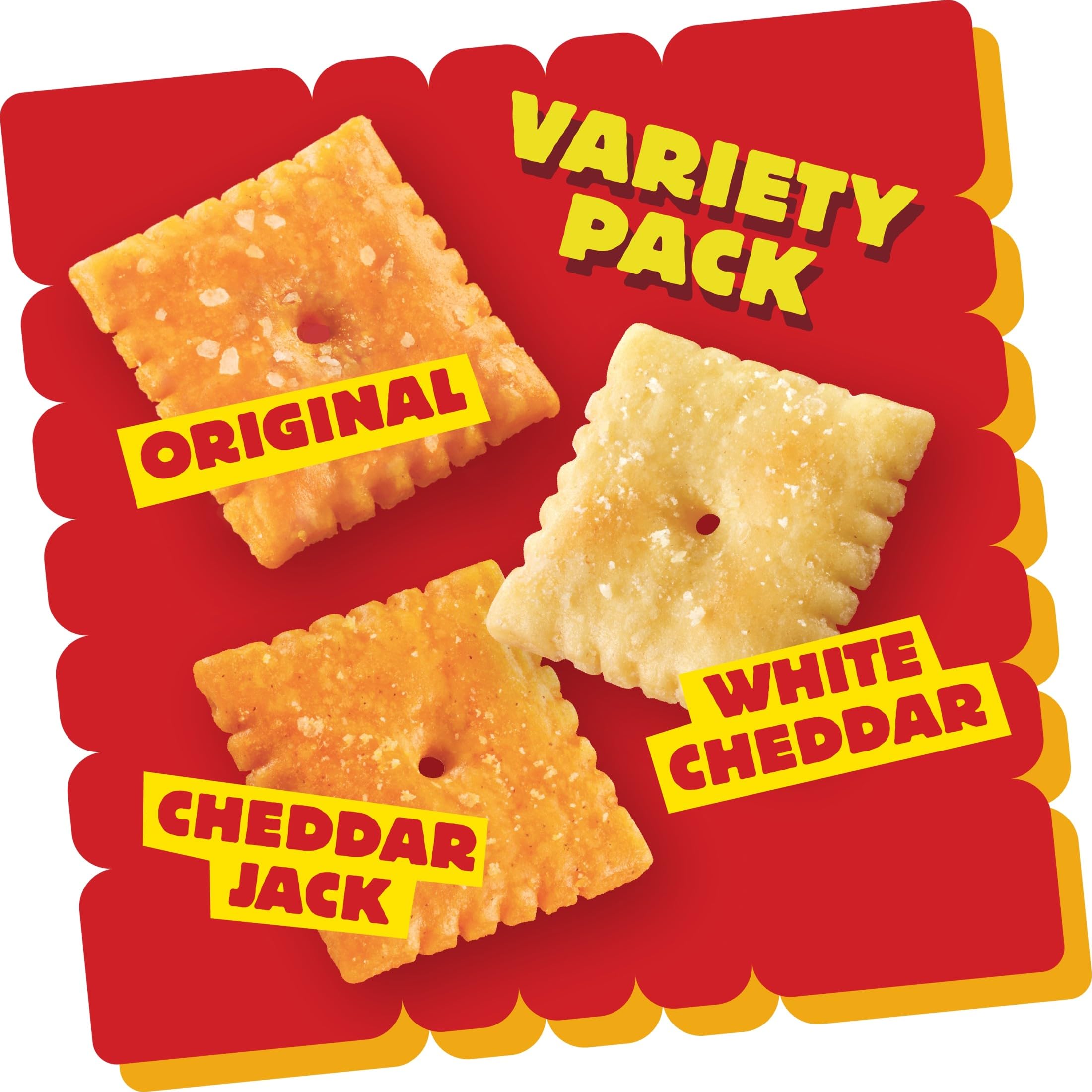 Etiqueta de ingredientes Pringles y Cheez-It, información clara