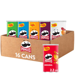 Pringles lata frente multipack mostrando variedad y conveniencia Pringles