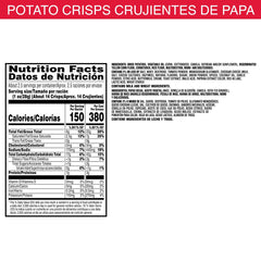 Detalle de la textura crujiente de un chip Pringles Pizza con sabor visible Pringles