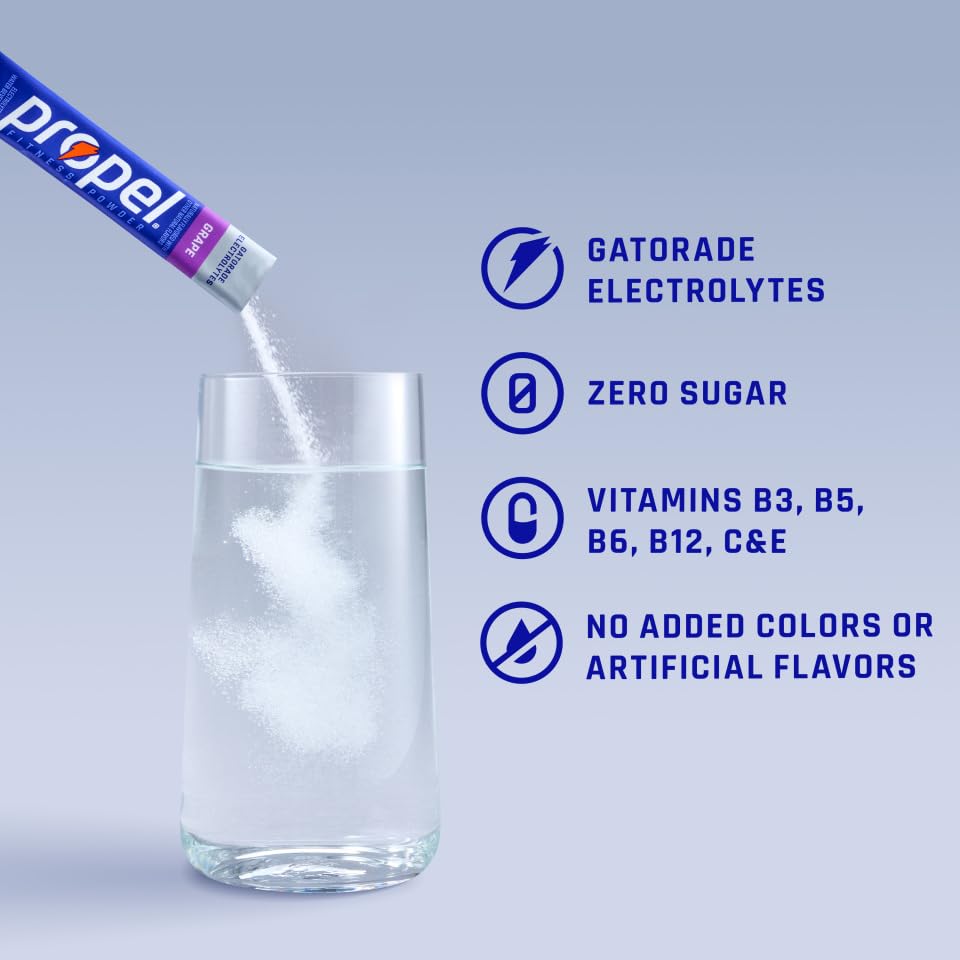 Propel mezcla en botella bebida lista para beber beneficio hidratación inmediata