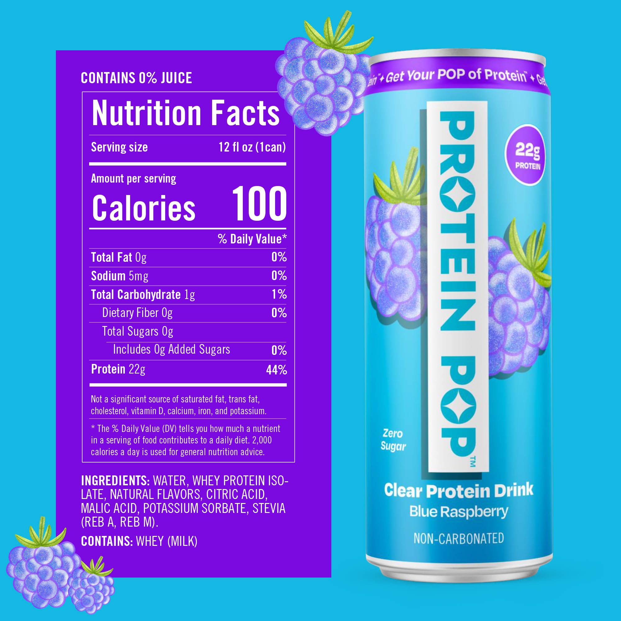 PROTEIN POP detalle de textura clara que destaca ligereza y fácil digestión