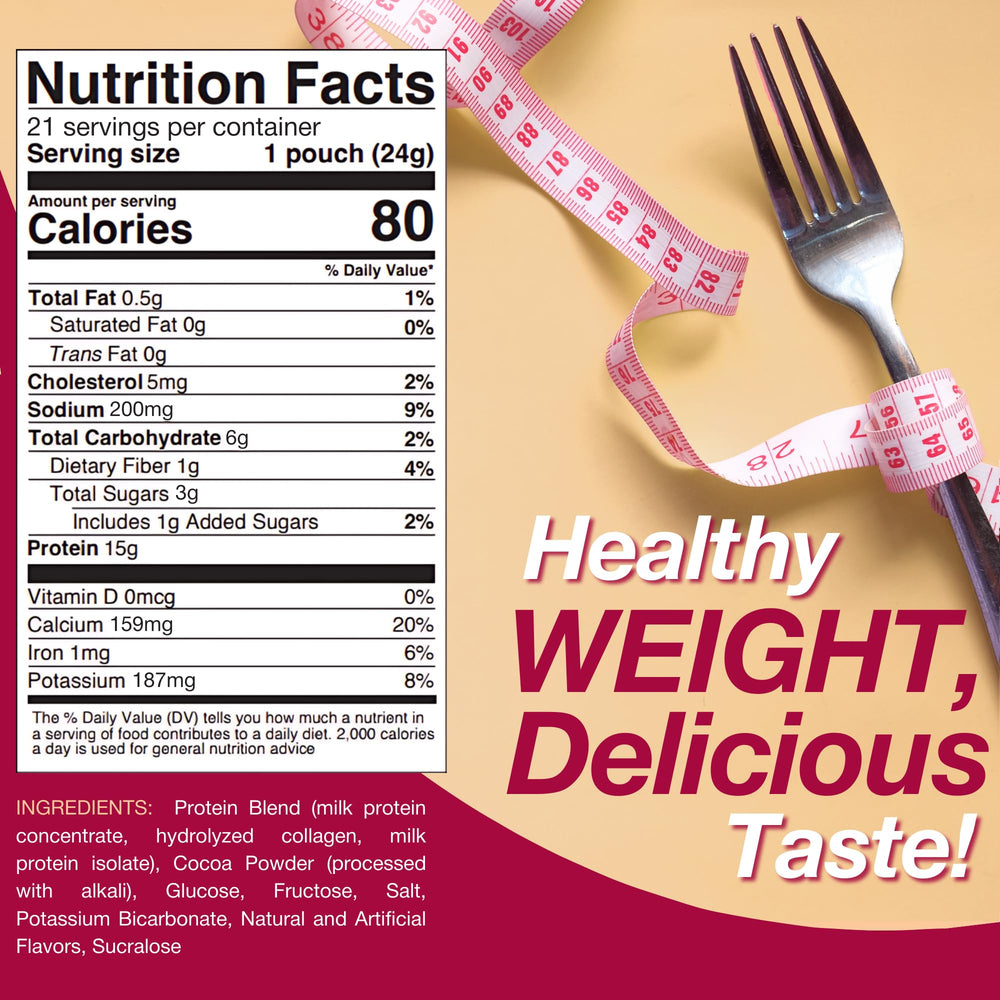 ProtiDIET etiqueta de la lata con información nutricional visible