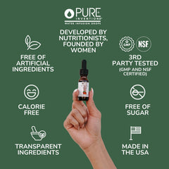 Pure Inventions uso en botella reutilizable para hidratación rápida en movimiento