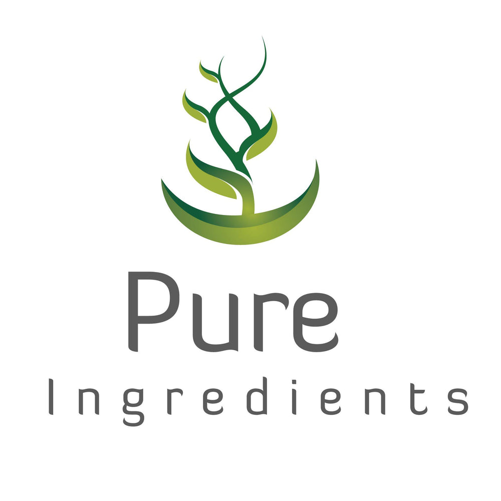 Pure Original Ingredients junto a objetos para comparar tamaño, almacenamiento práctico