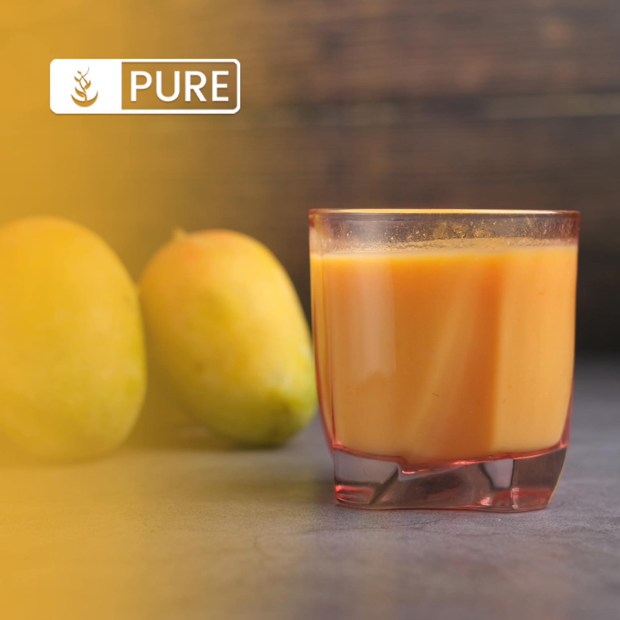 Pure Original Ingredients polvo de mango mezclado en batido listo para beber y energizar