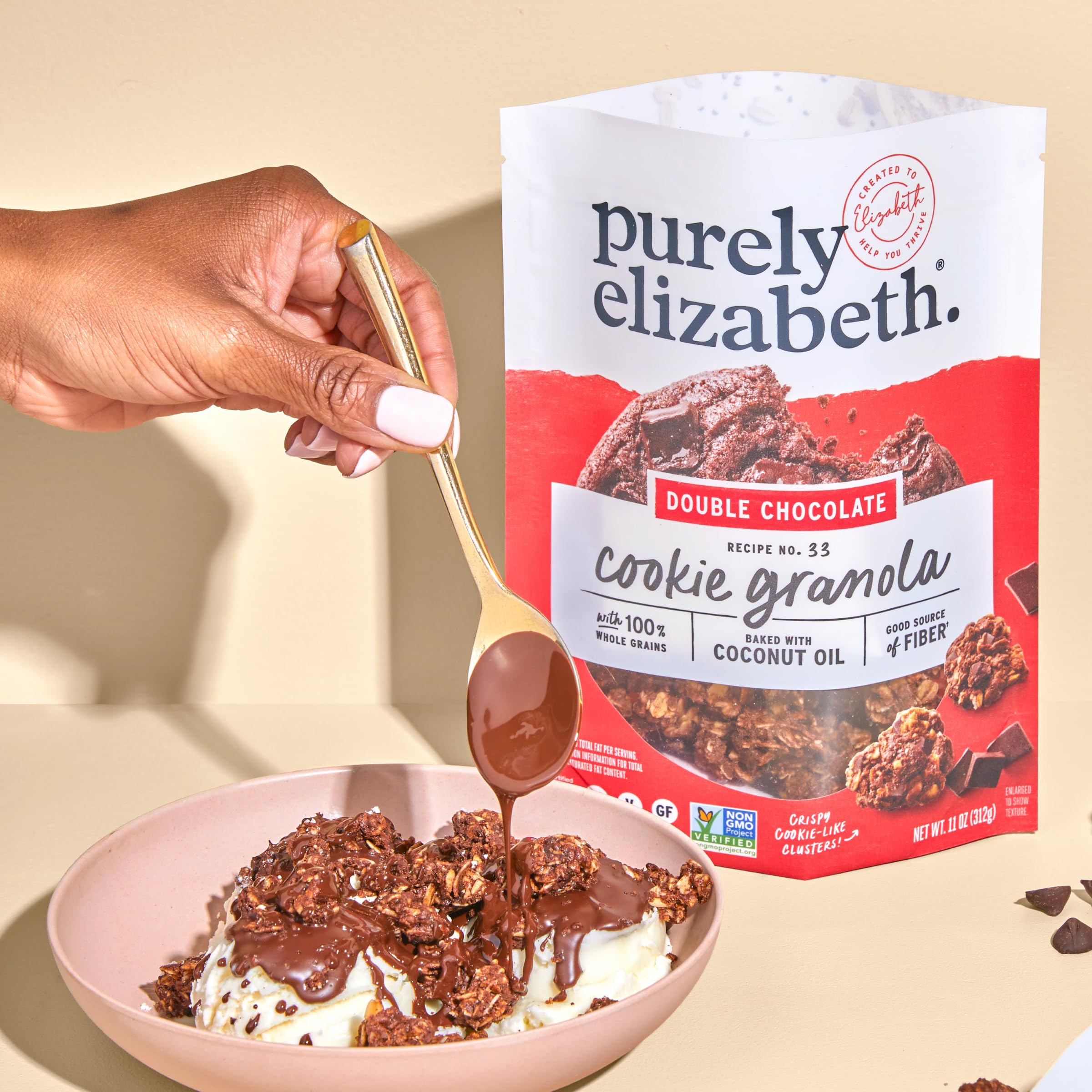 purely elizabeth escena de desayuno con fruta para una opción cómoda y sana