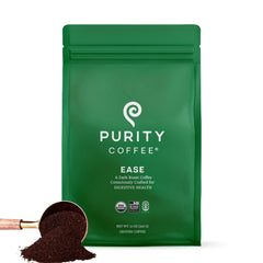 PURITY COFFEE bolsa EASE frente mostrando diseño y frescura