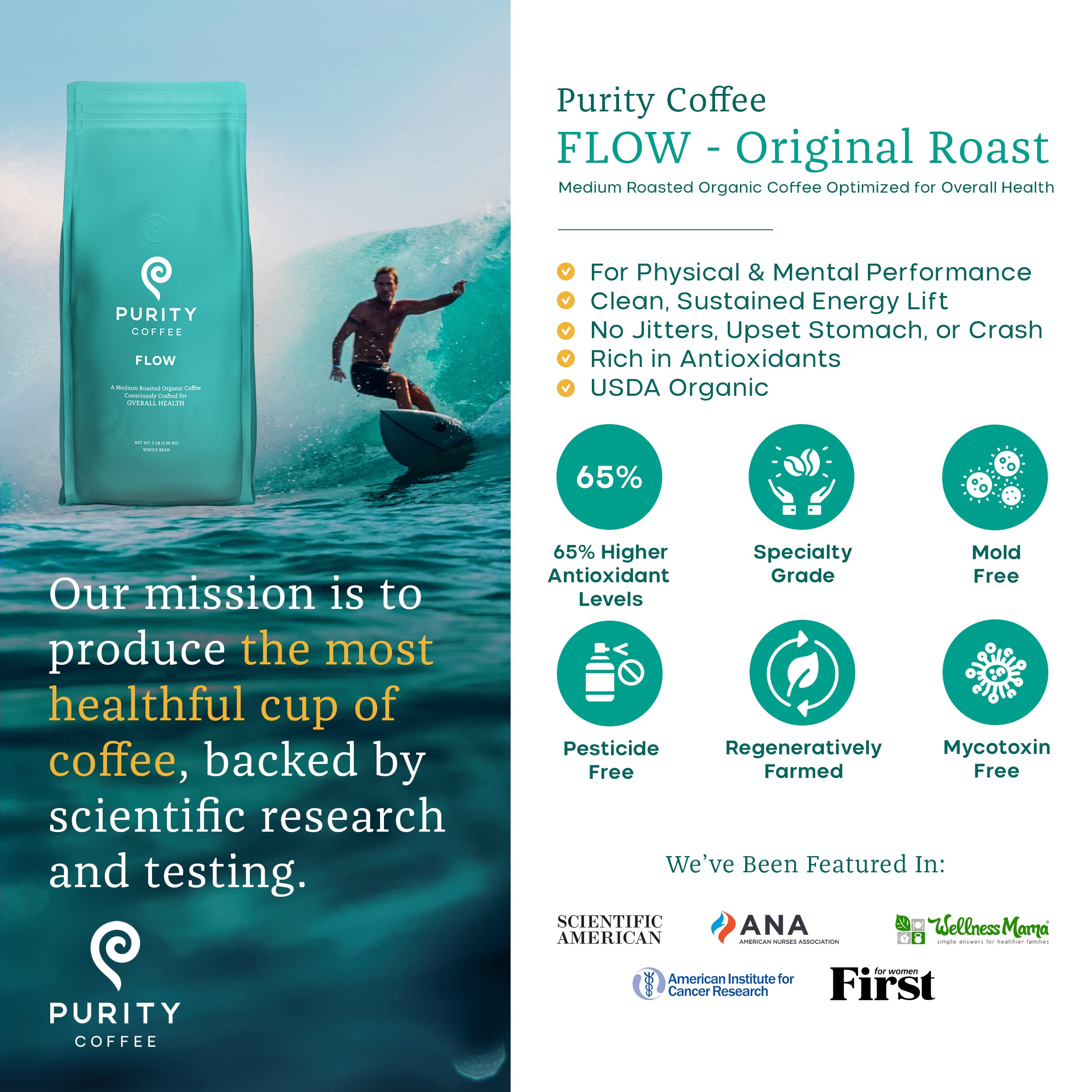 PURITY COFFEE preparado en prensa francesa mostrando extracción equilibrada