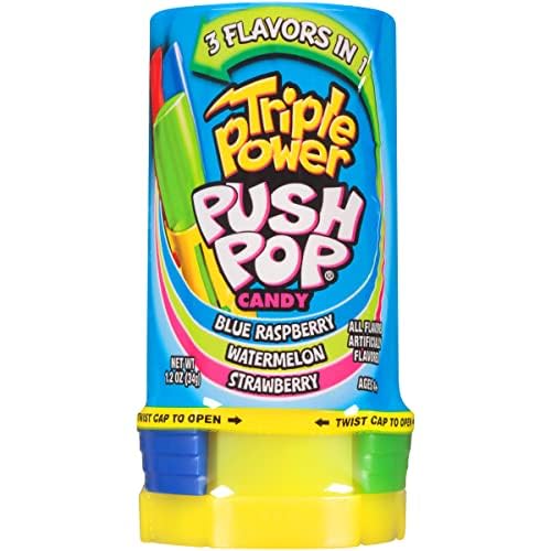 Push Pop textura de la paleta en primer plano, resalta acabado duro