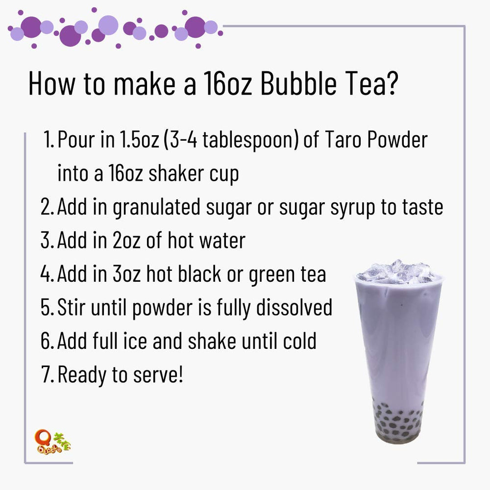 Bolsa Qbubble Taro de 2.2 lb junto a objetos para comparar tamaño y rendimiento