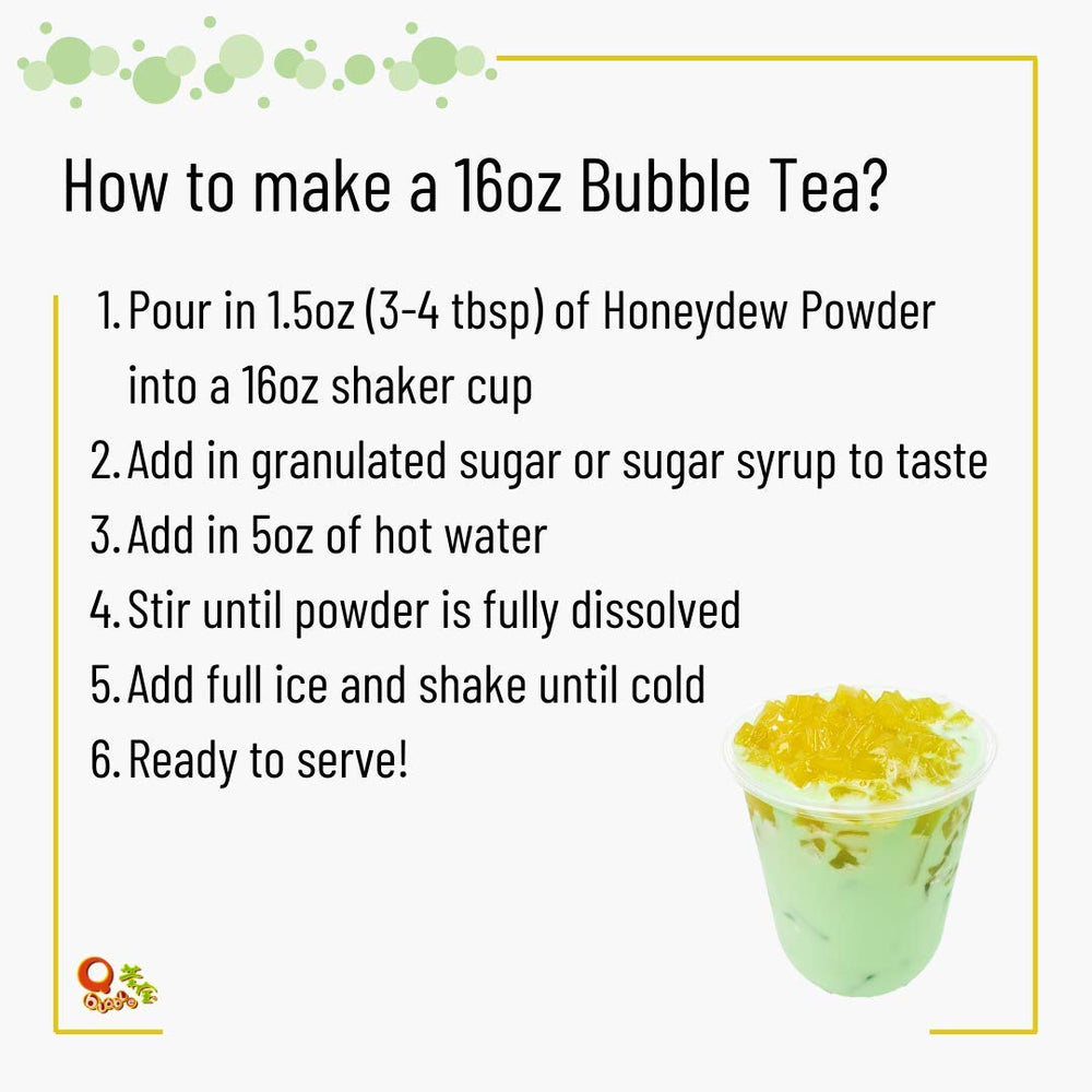 Qbubble vaso servido con perlas hielo para bebida refrescante al instante
