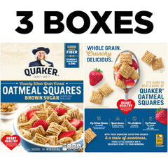 Quaker cereal en tazón con leche listo para consumir y aporte proteico