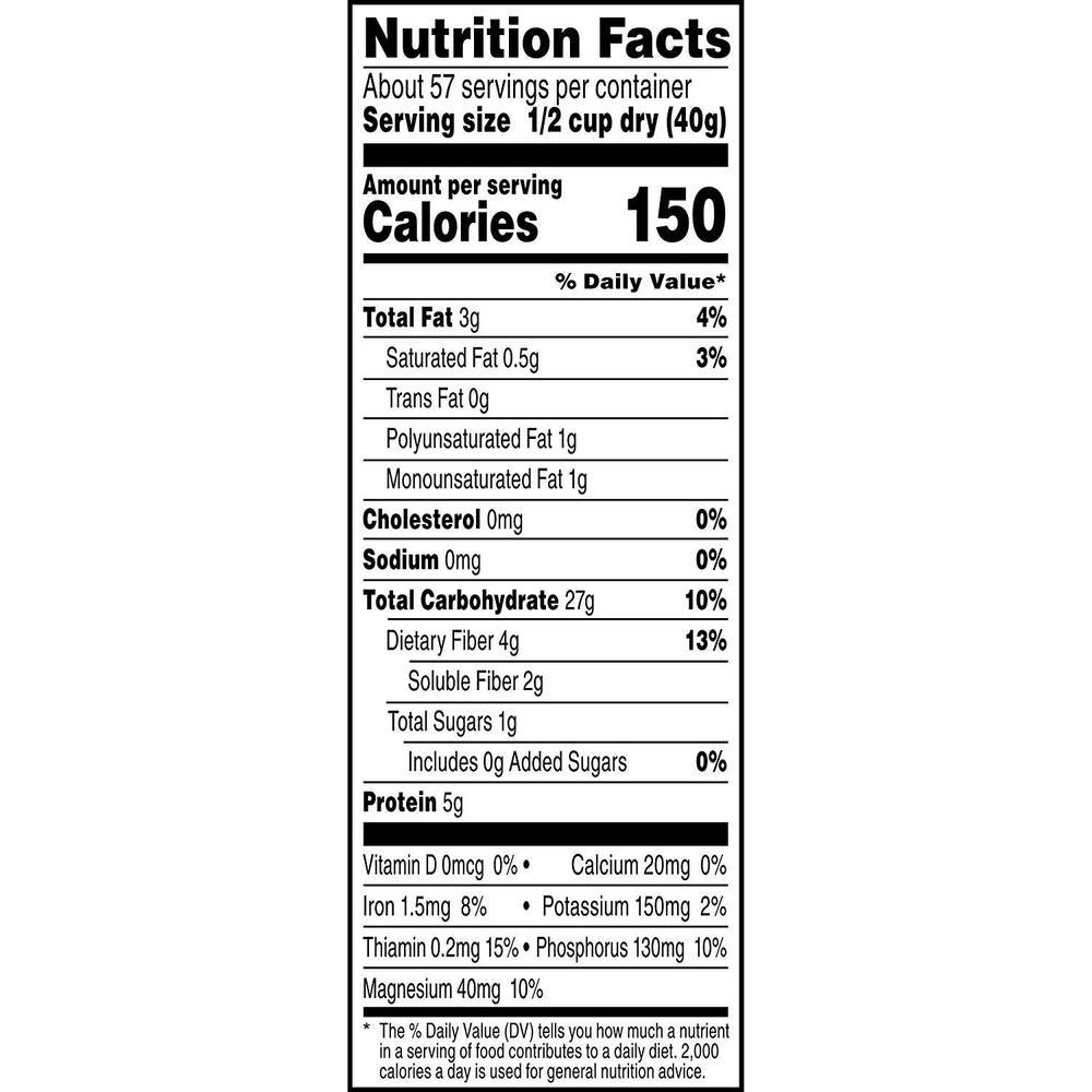 Quaker dos latas lado a lado para comparar tamaño y ahorro
