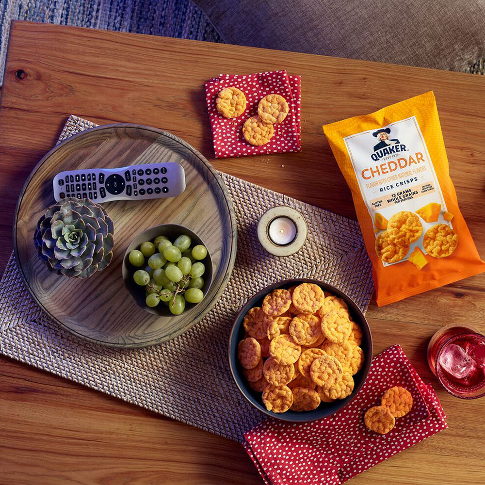 Quaker sweet & spicy chili en plato, contraste dulce y picante sabroso