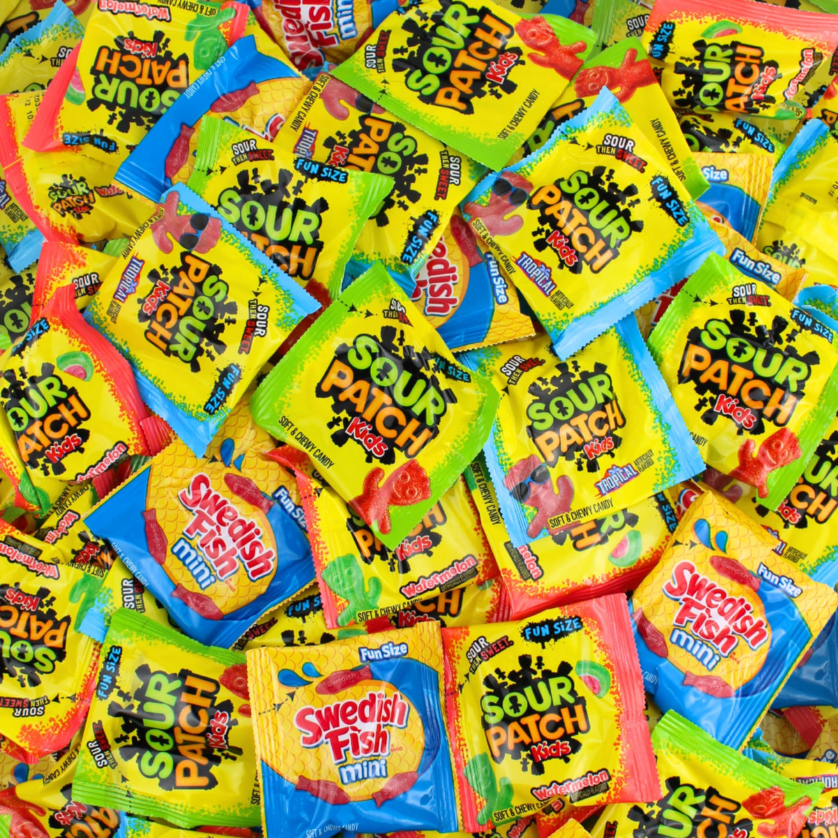 QUEEN CITY CANDY CAVE paquete frontal mostrando mezcla ácida y valor porción