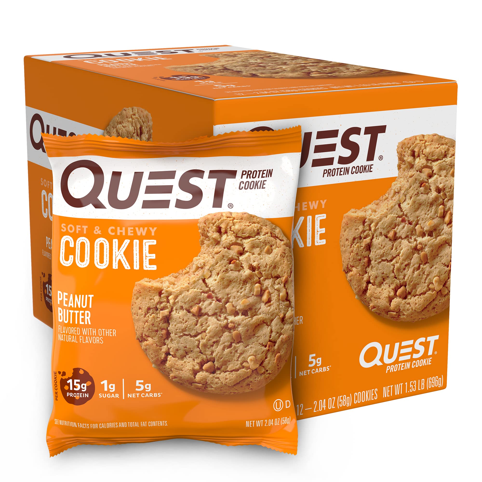 Quest etiqueta nutricional detalle para verificar proteínas, azúcares y carbohidratos