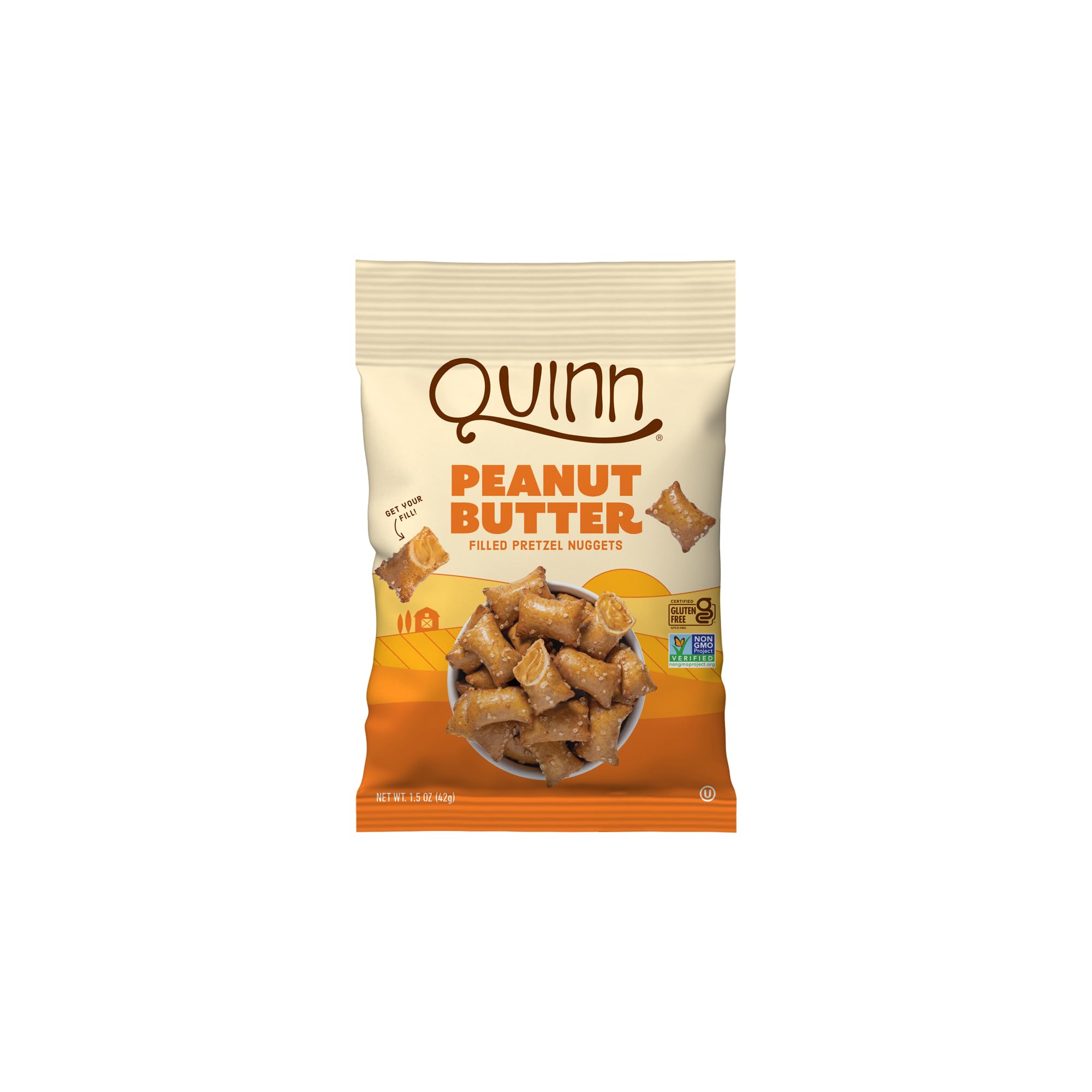 Quinn textura crujiente del pretzel para sabor y crocancia