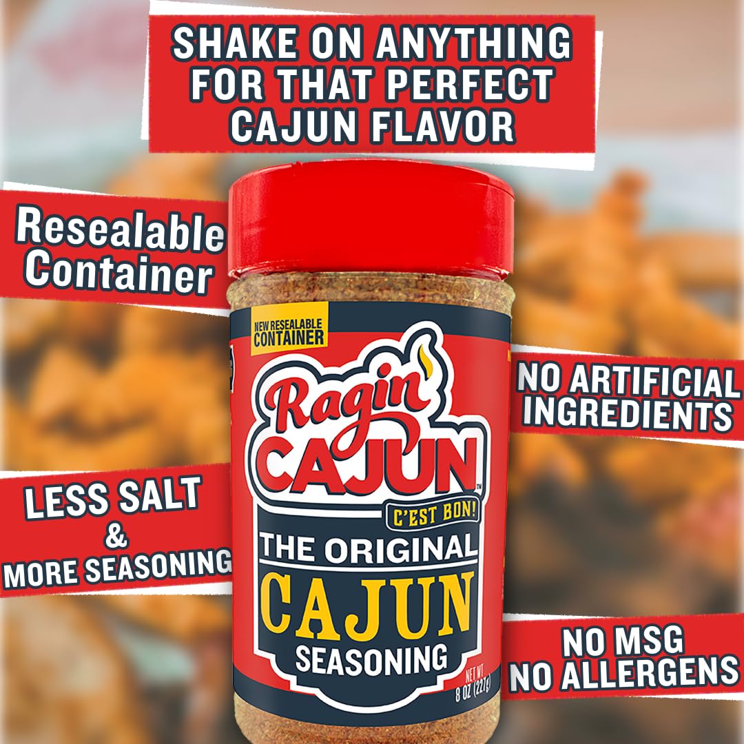 Ragin' Cajun textura de especias en primer plano, muestra mezcla fina y uniforme