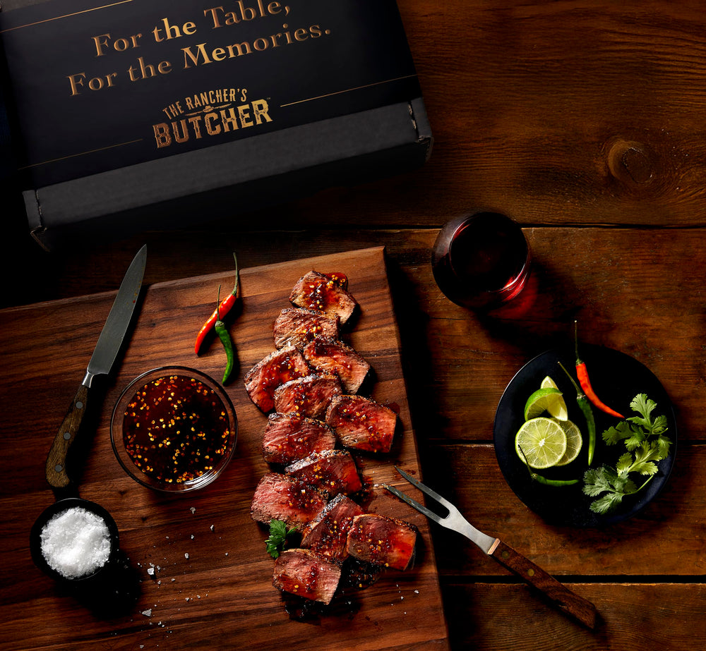 The Rancher’s Butcher caja presentada como regalo elegante lista para ocasiones