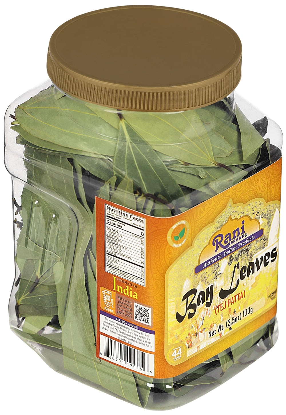 Rani Brand frasco PET abierto mostrando fácil acceso y uso higiénico
