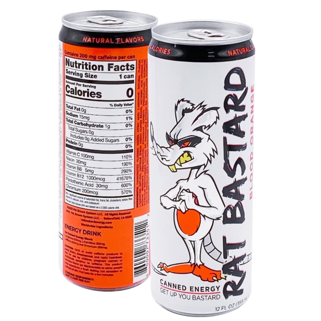 RAT BASTARD pack de 12 latas mostrando suministro para uso frecuente
