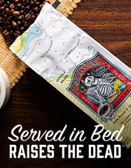 Raven's Brew textura del café molido mostrando calidad y aroma