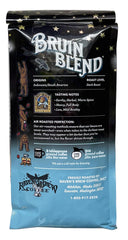 Raven's Brew macro de textura de los granos mostrando tostado uniforme
