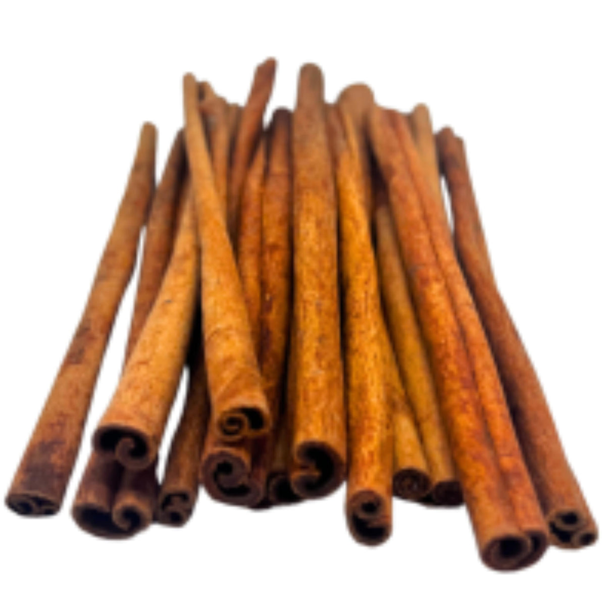 Raw Essentials canela Cassia frontal mostrando ramas enteras y beneficio de calidad