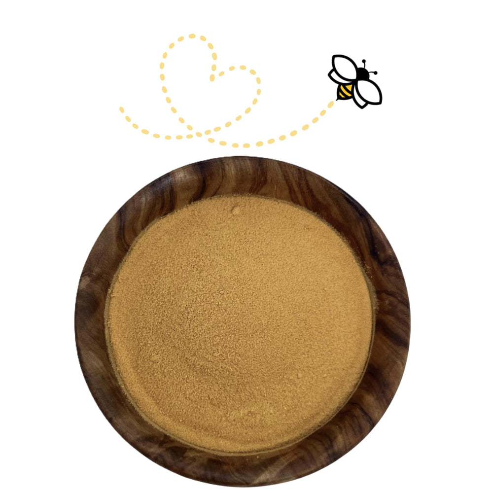Raw Essentials textura fina del polvo hickory, mezcla homogénea