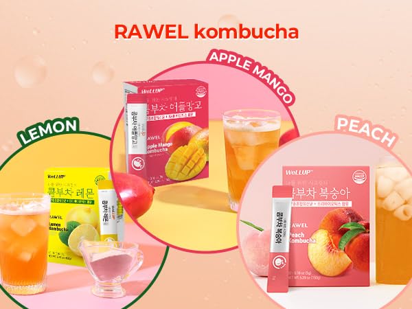 RAWEL persona tomando kombucha, conveniencia para rutinas activas