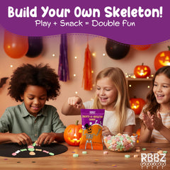 RBBZ Party bol lleno de huesos de caramelo listo para mesa de dulces