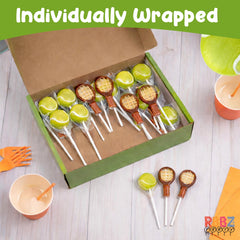 RBBZ Party paleta en forma de pelota en mesa de dulces aportando decoración