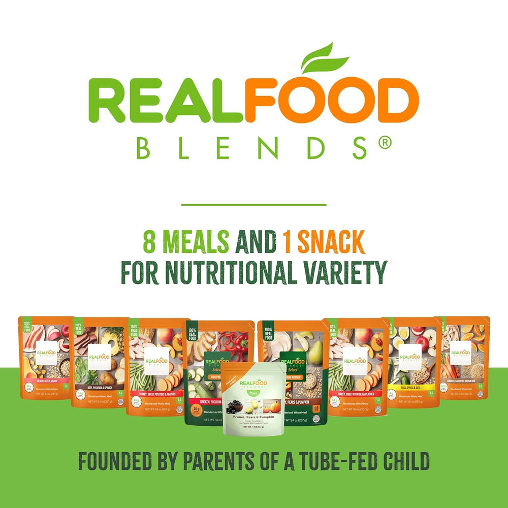 REAL FOOD BLENDS en mesa de desayuno mostrando la integración en la rutina diaria